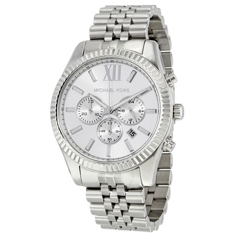 michael kors uhr welt silber|michael kors herrenuhren.